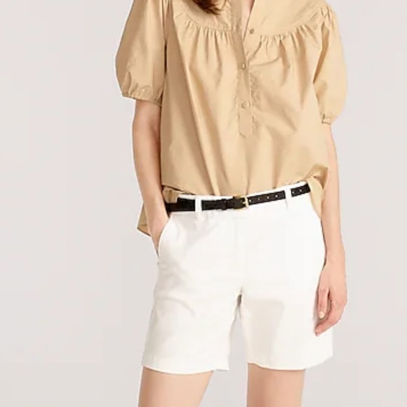 J crew 7” stretch chino shorts white - Picture 1 of 4